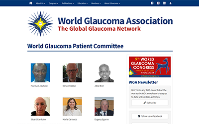 Miembro del Comité Médico Asesor de Enlance de la Asociación Mundial de Glaucoma con el Comité Mundial de Pacientes con Glaucoma.