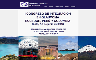 I Congreso de integración en glaucoma Ecuador, Perú y Colombia Quito, 7-9 de junio del 2018